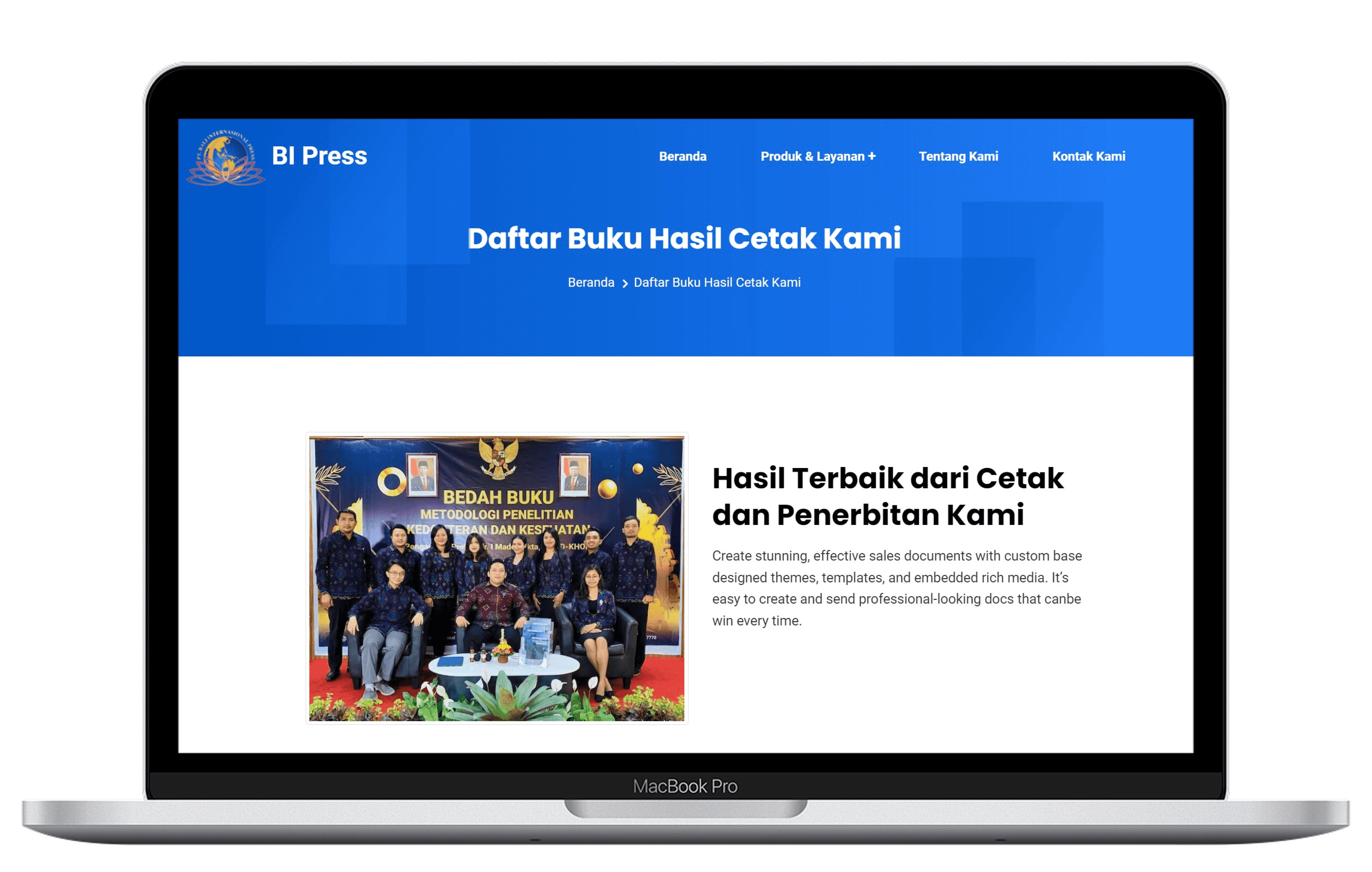 produk dan layanan daftar buku1