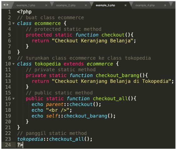 Pertemuan 12 - Pengertian Static Property dan Static Method (Pengenalan ...
