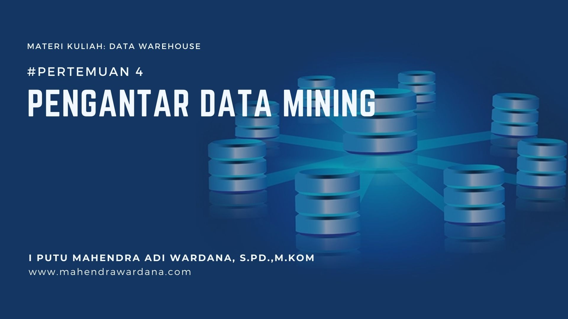 Pertemuan 4 - Pengantar Data Mining