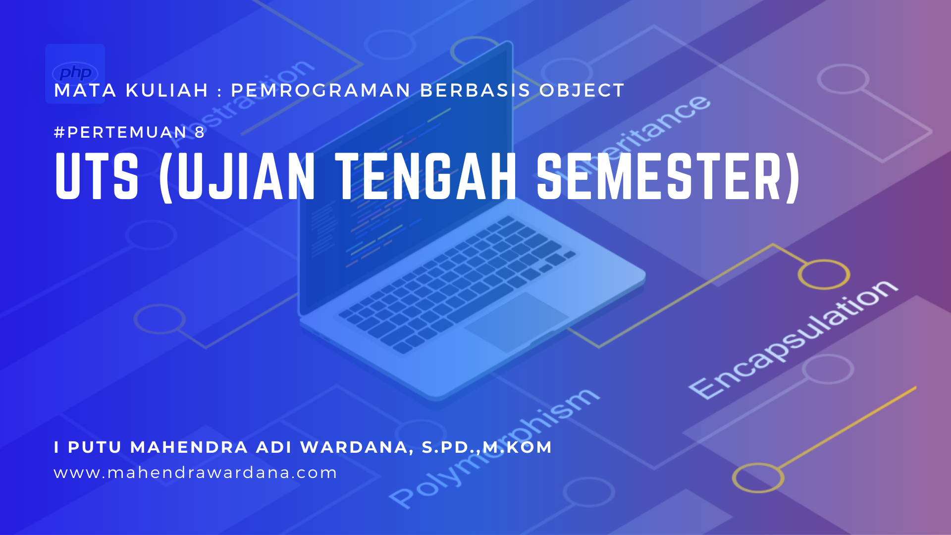 pertemuan 8 - Ujian tengah semester (uts)